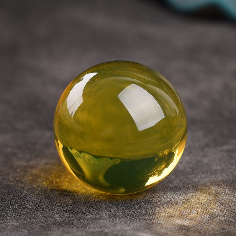 天然7A净水蓝珀散珠 DIY佛珠手串手链琥珀蜜蜡配饰